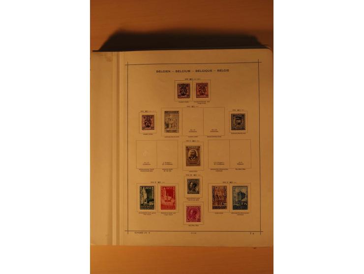 1849/1955, ungebrauchte und gestempelte Sammlung mit guten Werten, Sätzen und Blocks, dazu Belgisch Kongo, Ruanda und Urundi,