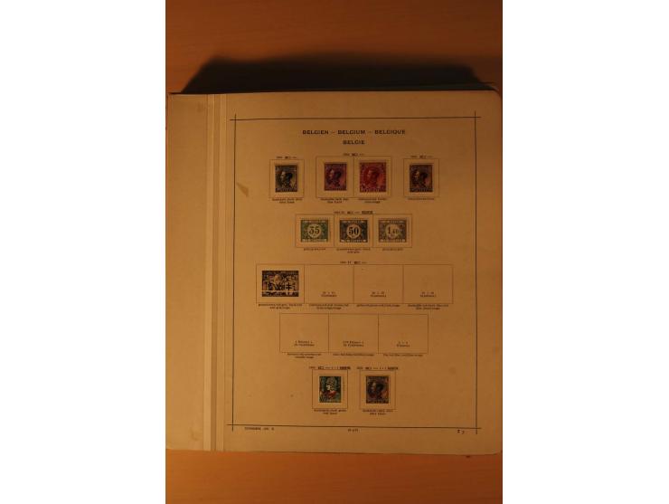 1849/1955, ungebrauchte und gestempelte Sammlung mit guten Werten, Sätzen und Blocks, dazu Belgisch Kongo, Ruanda und Urundi,