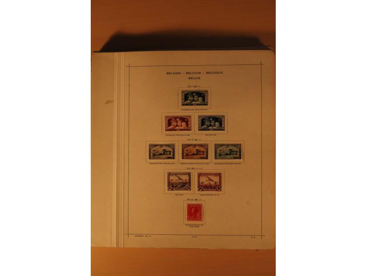 1849/1955, ungebrauchte und gestempelte Sammlung mit guten Werten, Sätzen und Blocks, dazu Belgisch Kongo, Ruanda und Urundi,