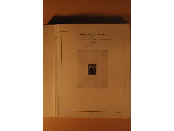 1849/1955, ungebrauchte und gestempelte Sammlung mit guten Werten, Sätzen und Blocks, dazu Belgisch Kongo, Ruanda und Urundi,
