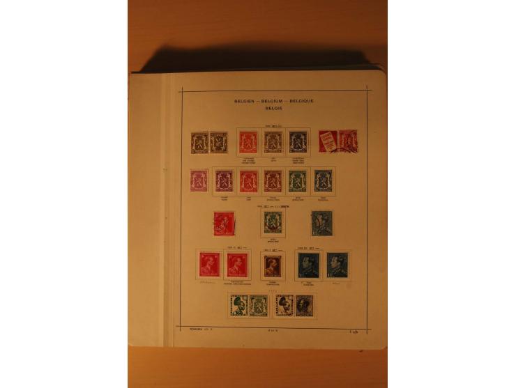 1849/1955, ungebrauchte und gestempelte Sammlung mit guten Werten, Sätzen und Blocks, dazu Belgisch Kongo, Ruanda und Urundi,