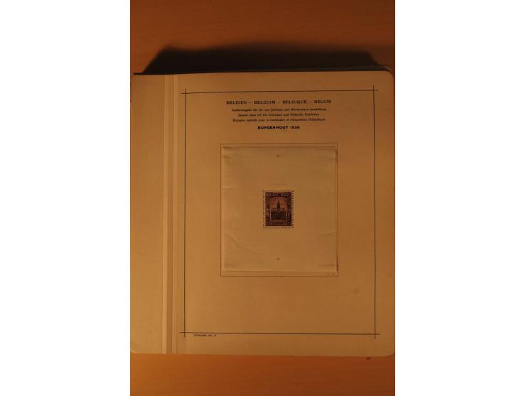 1849/1955, ungebrauchte und gestempelte Sammlung mit guten Werten, Sätzen und Blocks, dazu Belgisch Kongo, Ruanda und Urundi,