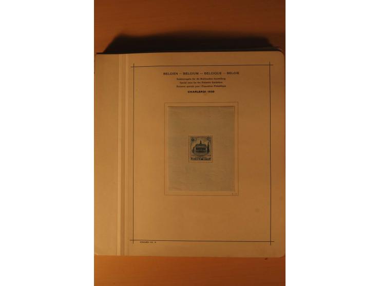 1849/1955, ungebrauchte und gestempelte Sammlung mit guten Werten, Sätzen und Blocks, dazu Belgisch Kongo, Ruanda und Urundi,