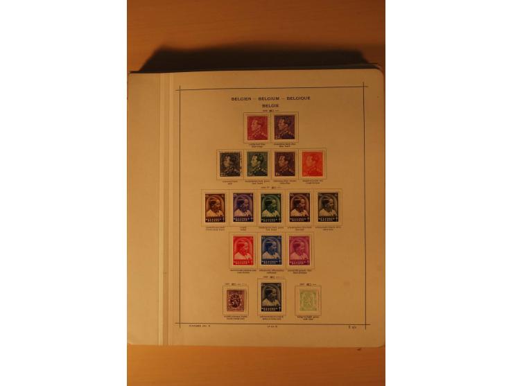 1849/1955, ungebrauchte und gestempelte Sammlung mit guten Werten, Sätzen und Blocks, dazu Belgisch Kongo, Ruanda und Urundi,