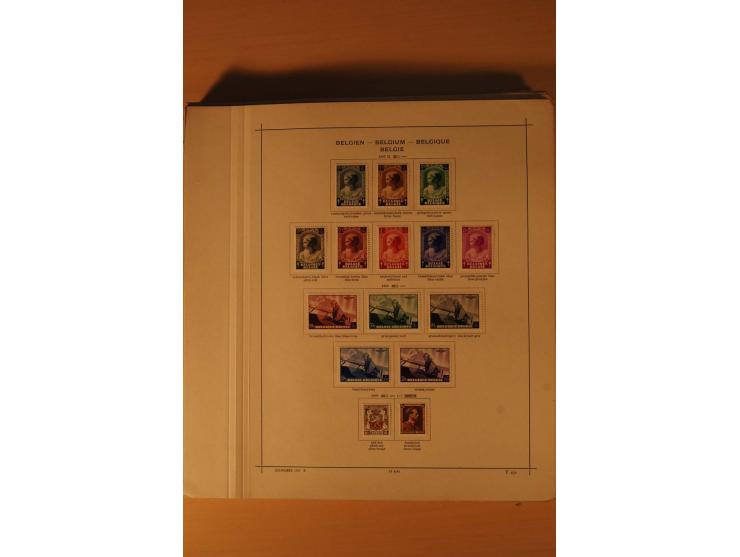 1849/1955, ungebrauchte und gestempelte Sammlung mit guten Werten, Sätzen und Blocks, dazu Belgisch Kongo, Ruanda und Urundi,
