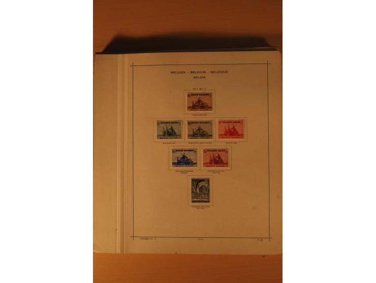 1849/1955, ungebrauchte und gestempelte Sammlung mit guten Werten, Sätzen und Blocks, dazu Belgisch Kongo, Ruanda und Urundi,