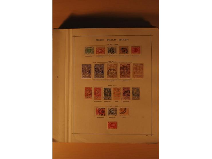 1849/1955, ungebrauchte und gestempelte Sammlung mit guten Werten, Sätzen und Blocks, dazu Belgisch Kongo, Ruanda und Urundi,