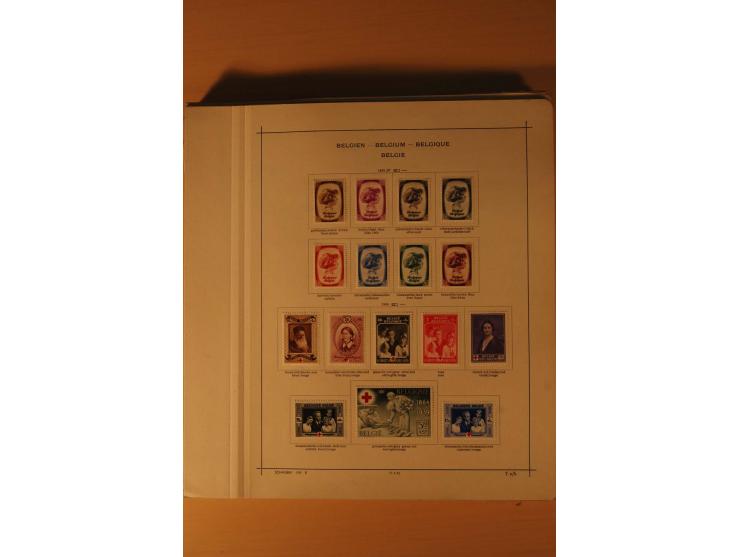 1849/1955, ungebrauchte und gestempelte Sammlung mit guten Werten, Sätzen und Blocks, dazu Belgisch Kongo, Ruanda und Urundi,