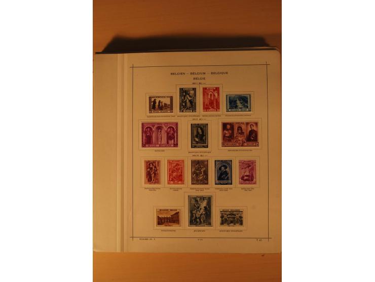 1849/1955, ungebrauchte und gestempelte Sammlung mit guten Werten, Sätzen und Blocks, dazu Belgisch Kongo, Ruanda und Urundi,