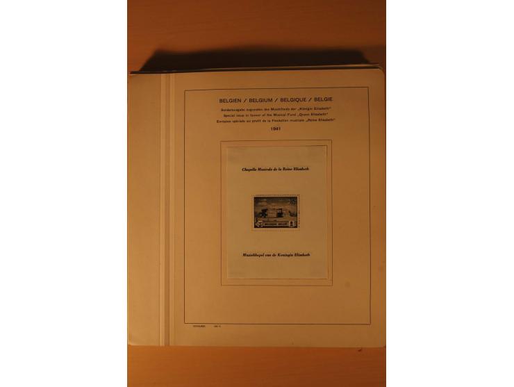 1849/1955, ungebrauchte und gestempelte Sammlung mit guten Werten, Sätzen und Blocks, dazu Belgisch Kongo, Ruanda und Urundi,