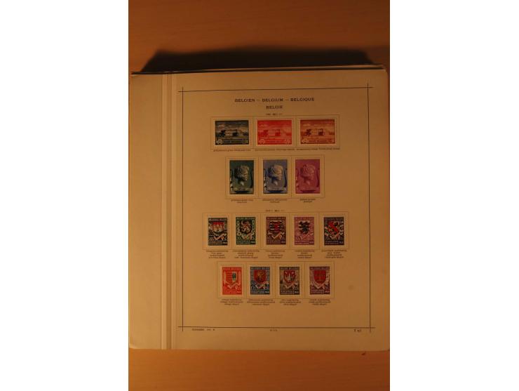 1849/1955, ungebrauchte und gestempelte Sammlung mit guten Werten, Sätzen und Blocks, dazu Belgisch Kongo, Ruanda und Urundi,
