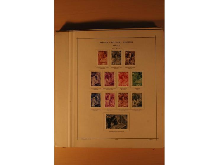1849/1955, ungebrauchte und gestempelte Sammlung mit guten Werten, Sätzen und Blocks, dazu Belgisch Kongo, Ruanda und Urundi,