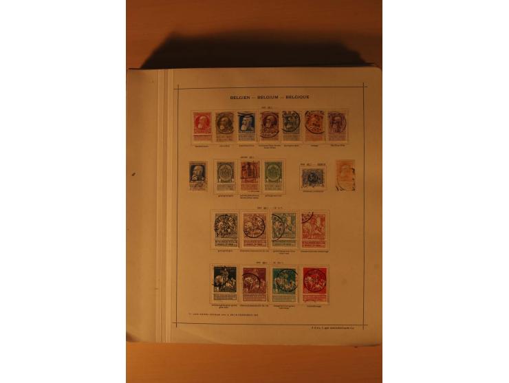 1849/1955, ungebrauchte und gestempelte Sammlung mit guten Werten, Sätzen und Blocks, dazu Belgisch Kongo, Ruanda und Urundi,
