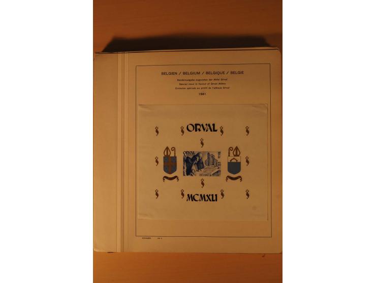 1849/1955, ungebrauchte und gestempelte Sammlung mit guten Werten, Sätzen und Blocks, dazu Belgisch Kongo, Ruanda und Urundi,