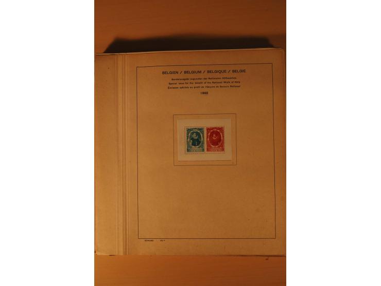 1849/1955, ungebrauchte und gestempelte Sammlung mit guten Werten, Sätzen und Blocks, dazu Belgisch Kongo, Ruanda und Urundi,