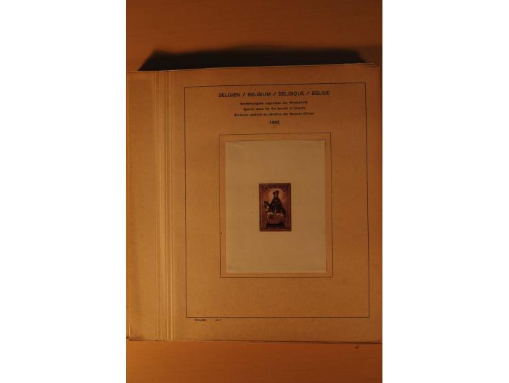 1849/1955, ungebrauchte und gestempelte Sammlung mit guten Werten, Sätzen und Blocks, dazu Belgisch Kongo, Ruanda und Urundi,
