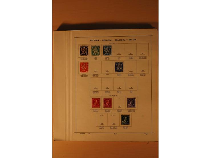 1849/1955, ungebrauchte und gestempelte Sammlung mit guten Werten, Sätzen und Blocks, dazu Belgisch Kongo, Ruanda und Urundi,
