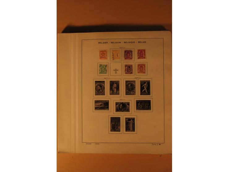 1849/1955, ungebrauchte und gestempelte Sammlung mit guten Werten, Sätzen und Blocks, dazu Belgisch Kongo, Ruanda und Urundi,