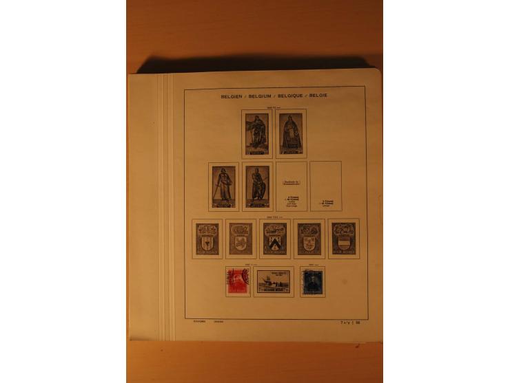1849/1955, ungebrauchte und gestempelte Sammlung mit guten Werten, Sätzen und Blocks, dazu Belgisch Kongo, Ruanda und Urundi,