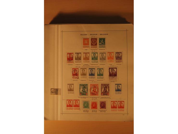 1849/1955, ungebrauchte und gestempelte Sammlung mit guten Werten, Sätzen und Blocks, dazu Belgisch Kongo, Ruanda und Urundi,