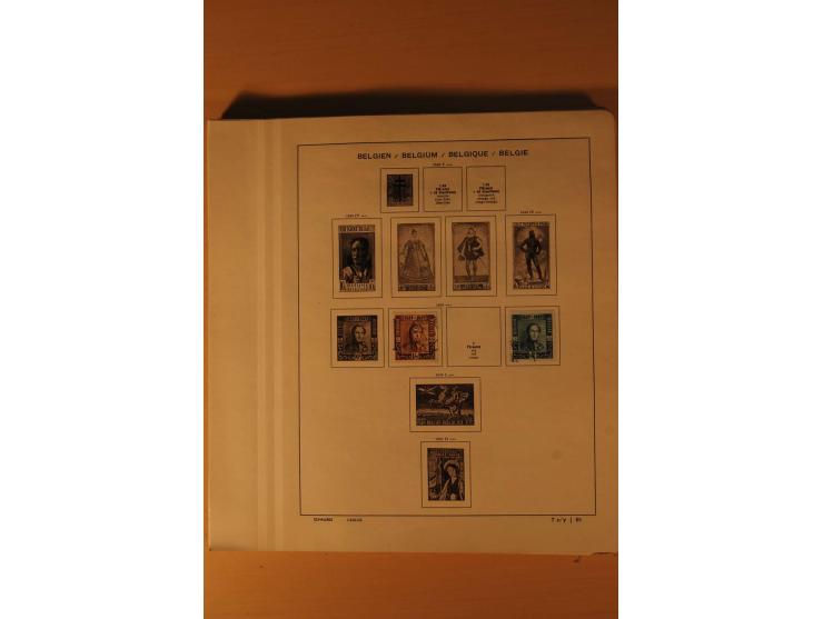 1849/1955, ungebrauchte und gestempelte Sammlung mit guten Werten, Sätzen und Blocks, dazu Belgisch Kongo, Ruanda und Urundi,
