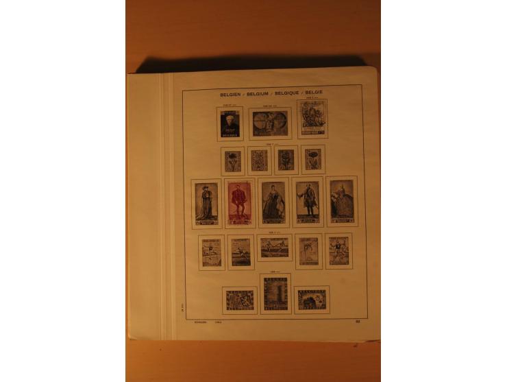 1849/1955, ungebrauchte und gestempelte Sammlung mit guten Werten, Sätzen und Blocks, dazu Belgisch Kongo, Ruanda und Urundi,