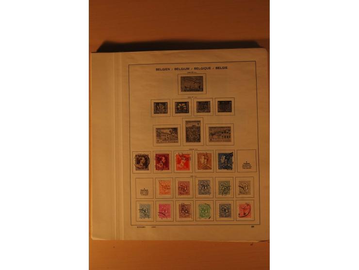 1849/1955, ungebrauchte und gestempelte Sammlung mit guten Werten, Sätzen und Blocks, dazu Belgisch Kongo, Ruanda und Urundi,