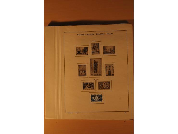 1849/1955, ungebrauchte und gestempelte Sammlung mit guten Werten, Sätzen und Blocks, dazu Belgisch Kongo, Ruanda und Urundi,