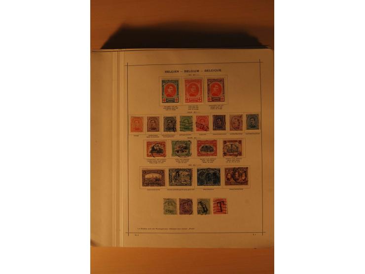 1849/1955, ungebrauchte und gestempelte Sammlung mit guten Werten, Sätzen und Blocks, dazu Belgisch Kongo, Ruanda und Urundi,