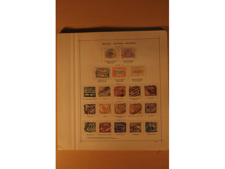 1849/1955, ungebrauchte und gestempelte Sammlung mit guten Werten, Sätzen und Blocks, dazu Belgisch Kongo, Ruanda und Urundi,