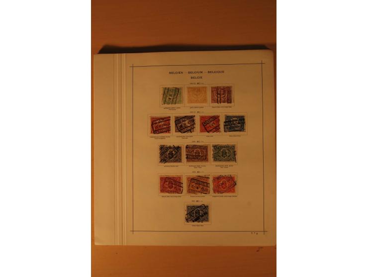 1849/1955, ungebrauchte und gestempelte Sammlung mit guten Werten, Sätzen und Blocks, dazu Belgisch Kongo, Ruanda und Urundi,