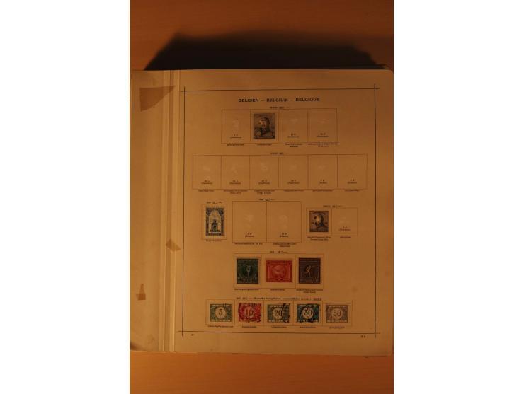 1849/1955, ungebrauchte und gestempelte Sammlung mit guten Werten, Sätzen und Blocks, dazu Belgisch Kongo, Ruanda und Urundi,