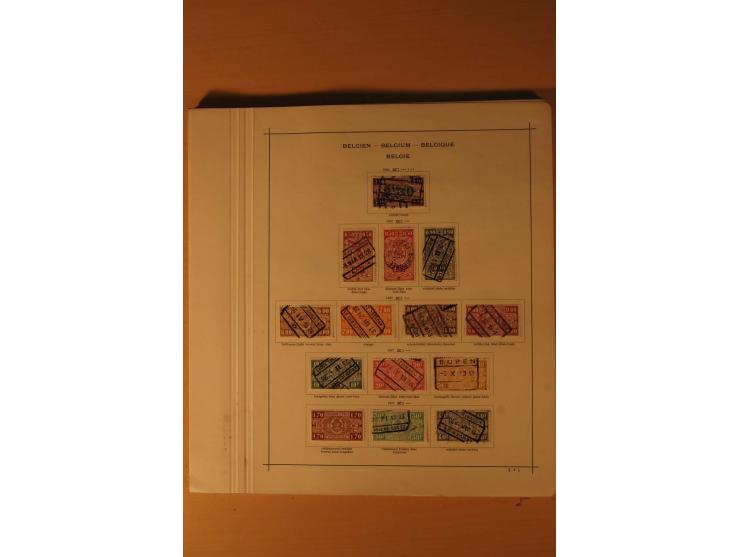 1849/1955, ungebrauchte und gestempelte Sammlung mit guten Werten, Sätzen und Blocks, dazu Belgisch Kongo, Ruanda und Urundi,