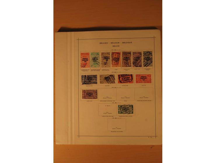 1849/1955, ungebrauchte und gestempelte Sammlung mit guten Werten, Sätzen und Blocks, dazu Belgisch Kongo, Ruanda und Urundi,