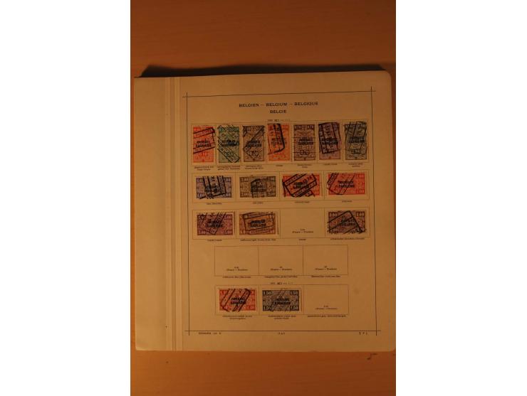 1849/1955, ungebrauchte und gestempelte Sammlung mit guten Werten, Sätzen und Blocks, dazu Belgisch Kongo, Ruanda und Urundi,