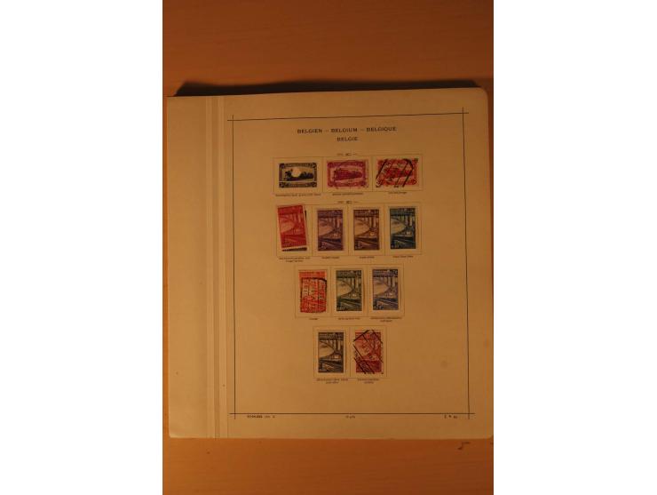 1849/1955, ungebrauchte und gestempelte Sammlung mit guten Werten, Sätzen und Blocks, dazu Belgisch Kongo, Ruanda und Urundi,