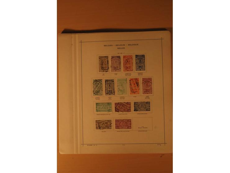 1849/1955, ungebrauchte und gestempelte Sammlung mit guten Werten, Sätzen und Blocks, dazu Belgisch Kongo, Ruanda und Urundi,
