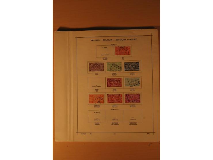 1849/1955, ungebrauchte und gestempelte Sammlung mit guten Werten, Sätzen und Blocks, dazu Belgisch Kongo, Ruanda und Urundi,