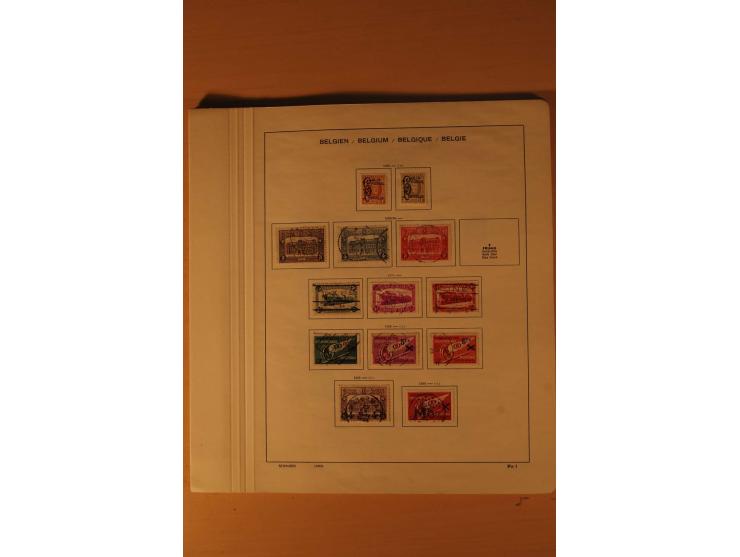 1849/1955, ungebrauchte und gestempelte Sammlung mit guten Werten, Sätzen und Blocks, dazu Belgisch Kongo, Ruanda und Urundi,