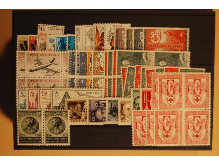 1860/1970(ca.), postfrische, ungebrauchte und gestempelte Partie mit einigen Proben