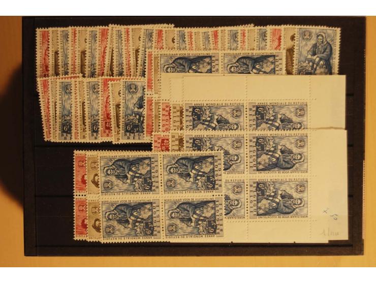 1860/1970(ca.), postfrische, ungebrauchte und gestempelte Partie mit einigen Proben