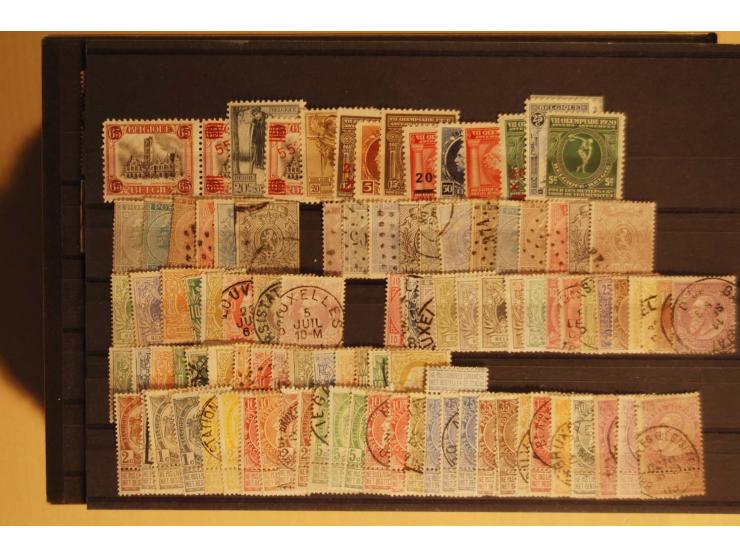 1860/1970(ca.), postfrische, ungebrauchte und gestempelte Partie mit einigen Proben