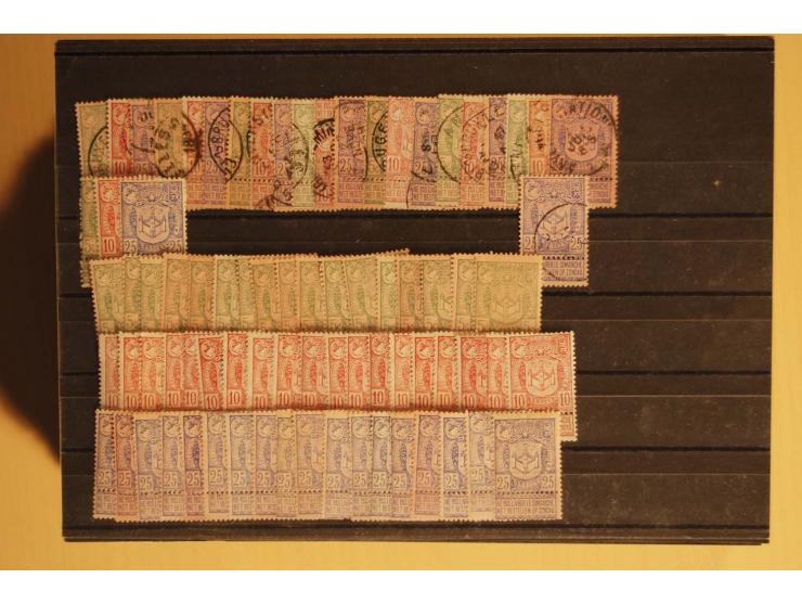 1860/1970(ca.), postfrische, ungebrauchte und gestempelte Partie mit einigen Proben