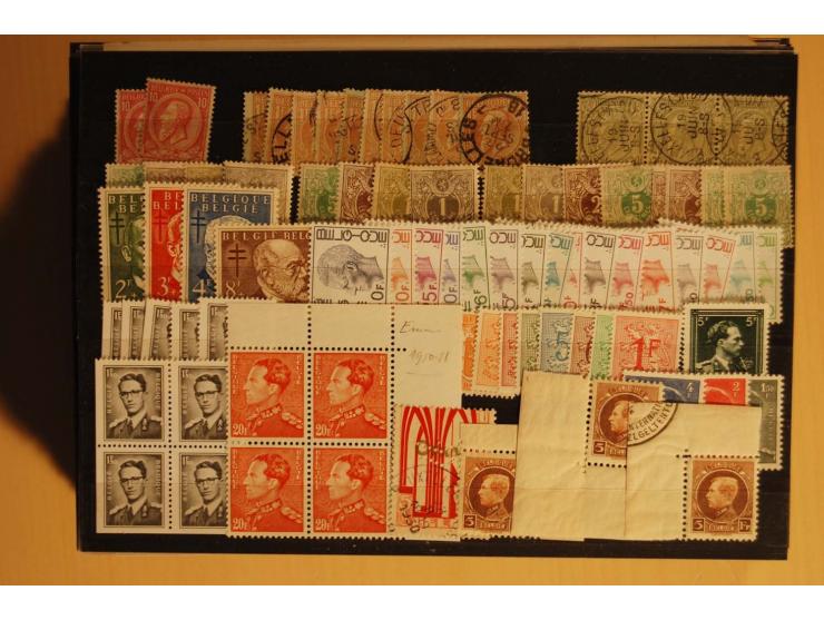 1860/1970(ca.), postfrische, ungebrauchte und gestempelte Partie mit einigen Proben