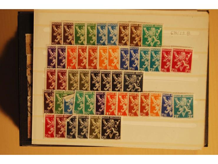 1860/1970(ca.), postfrische, ungebrauchte und gestempelte Partie mit einigen Proben