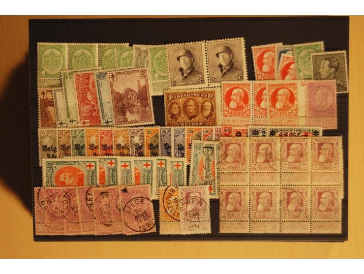 1860/1970(ca.), postfrische, ungebrauchte und gestempelte Partie mit einigen Proben