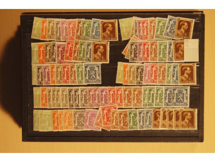 1860/1970(ca.), postfrische, ungebrauchte und gestempelte Partie mit einigen Proben