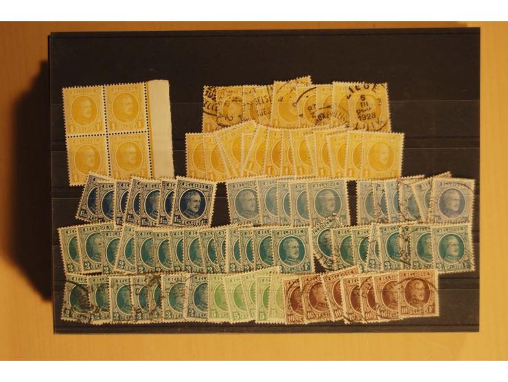1860/1970(ca.), postfrische, ungebrauchte und gestempelte Partie mit einigen Proben