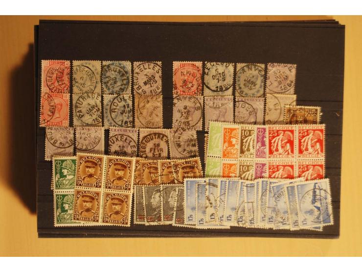 1860/1970(ca.), postfrische, ungebrauchte und gestempelte Partie mit einigen Proben