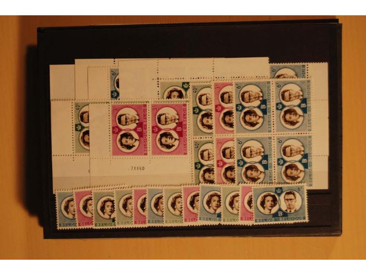 1860/1970(ca.), postfrische, ungebrauchte und gestempelte Partie mit einigen Proben